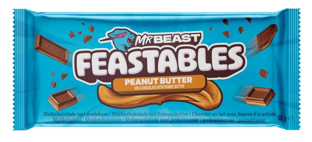 FEASTTABLES MR BEAST PEANUT BUTTER 60 GR
