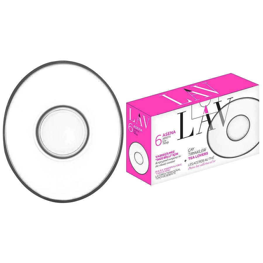 LAV ASENA ÇAY TABAĞI ASN274 6'LI