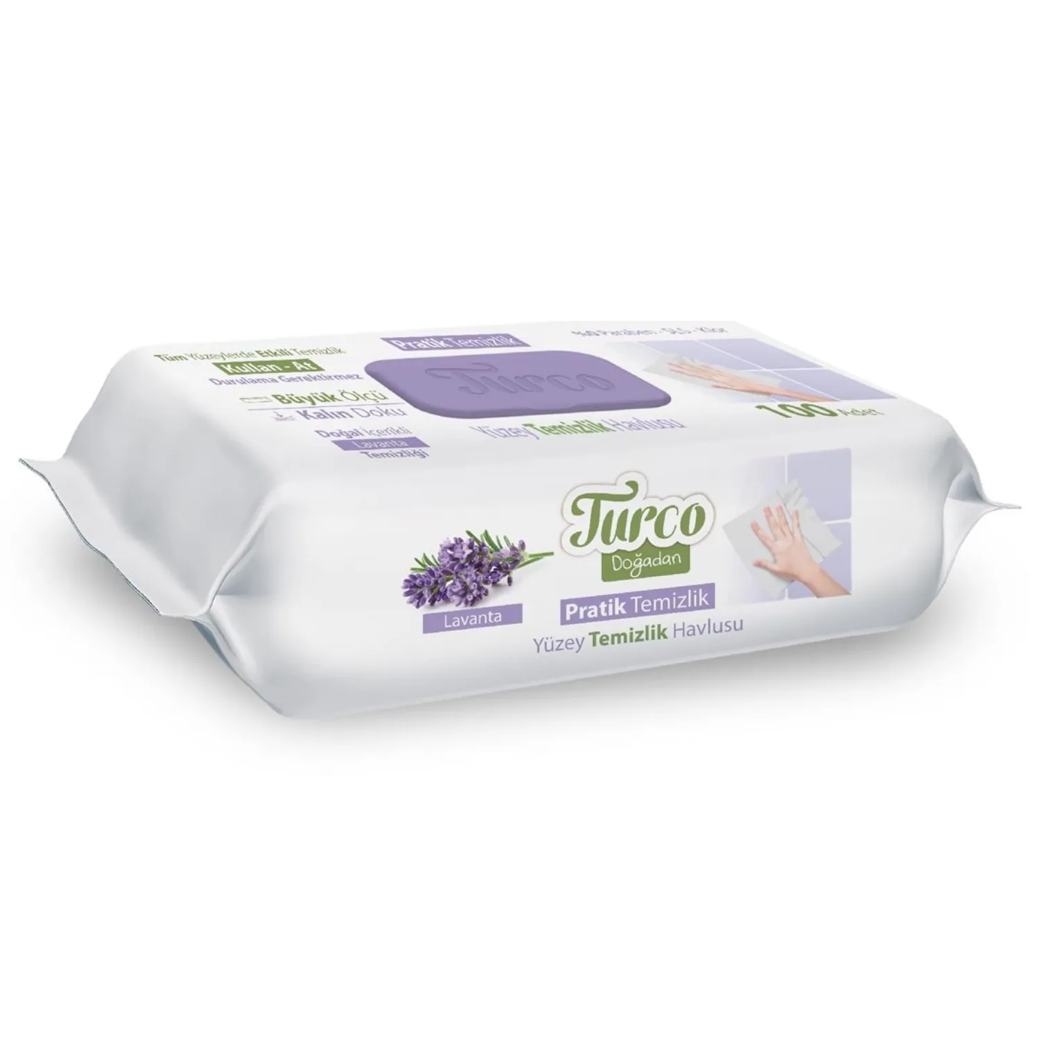 BABY TURCO LAVANTA TEMZİLİK HAVLUSU 50 YAPRAK