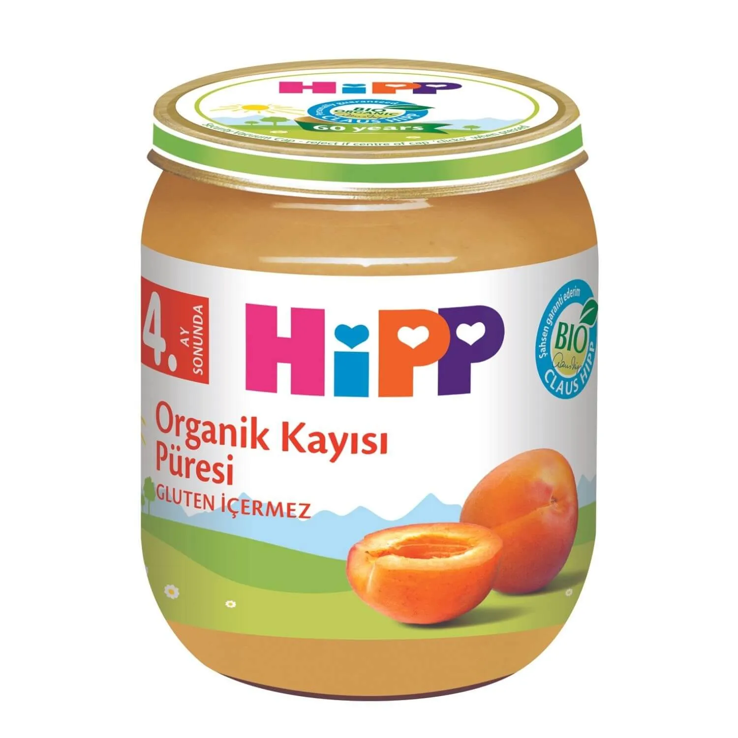 HİPP ORGANİK KAYISI PÜRESİ 125 GR