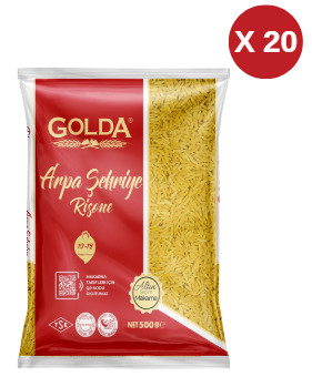 GOLDA ARPA ŞEHRİYE MAKARNA (20 ADET)