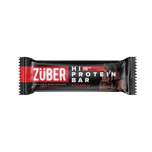  ZÜBER Kakaolu Hi-Protein Bar 45gr 