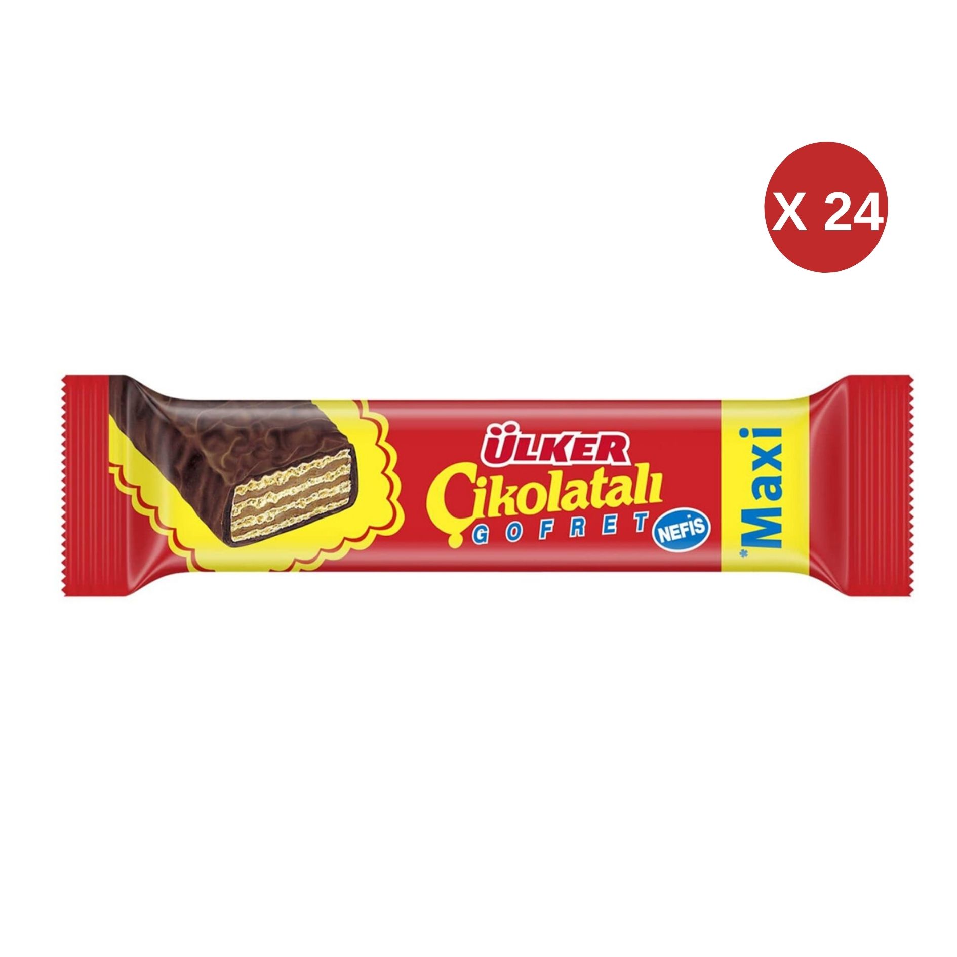 ÜLKER ÇİK. GOFRET MAXİ 47 GR ( 24 ADET ) 