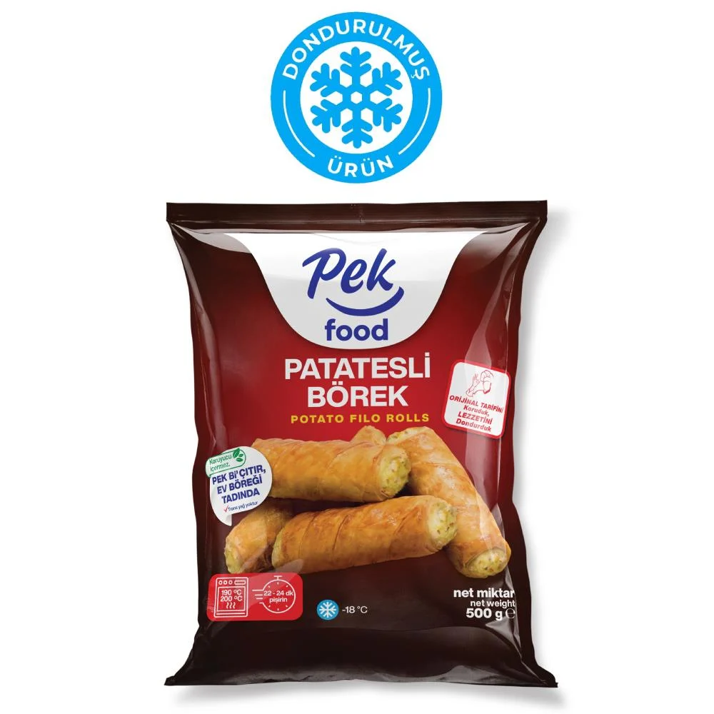 PEK FOOD PATATESLİ BÖREK 500 GR 