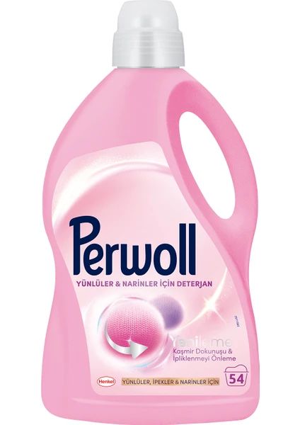 PERWOLL 3 LT SIVI DETERJAN NARİN PEMBE