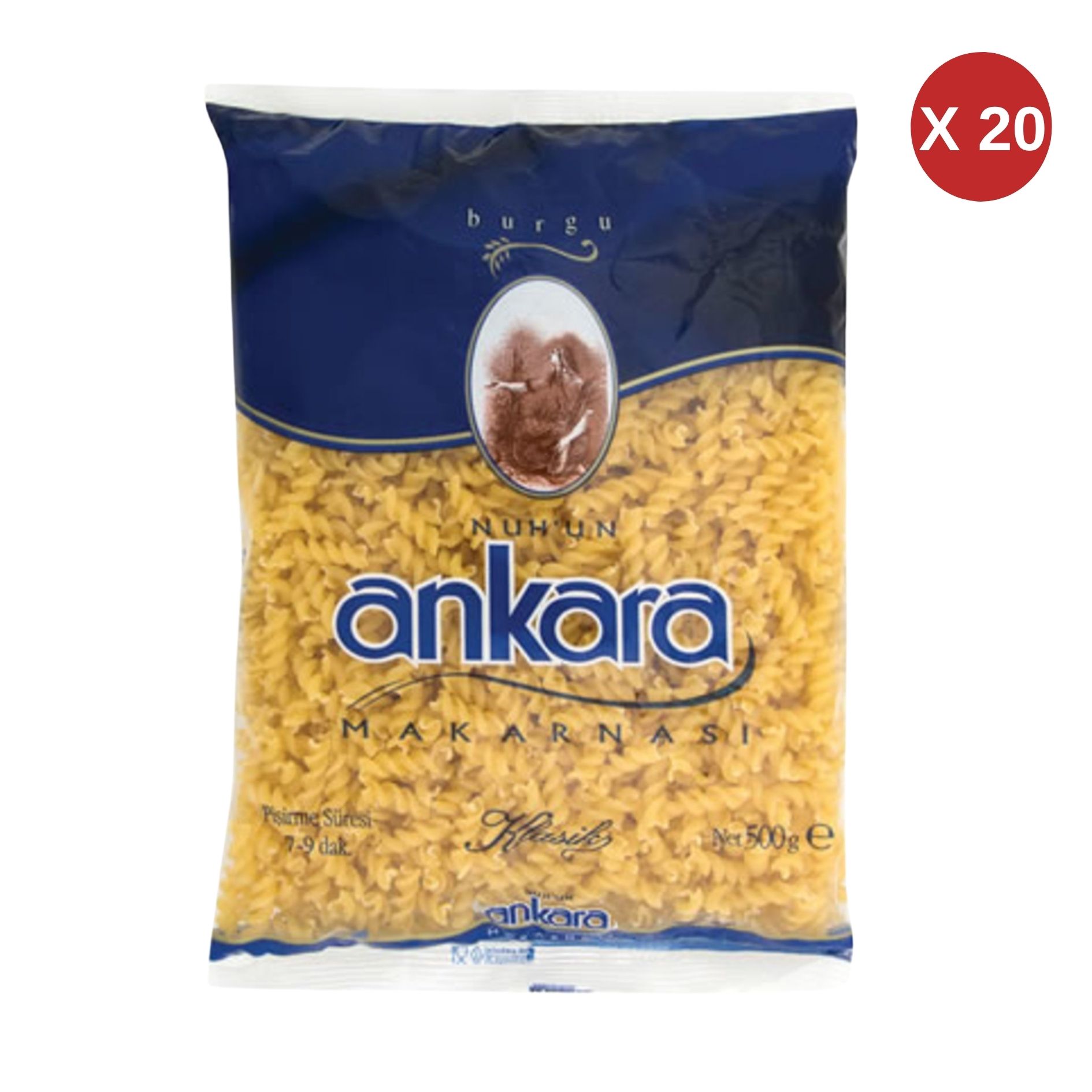 ANKARA MAKARNA BURGU 500 GR (20 ADET)