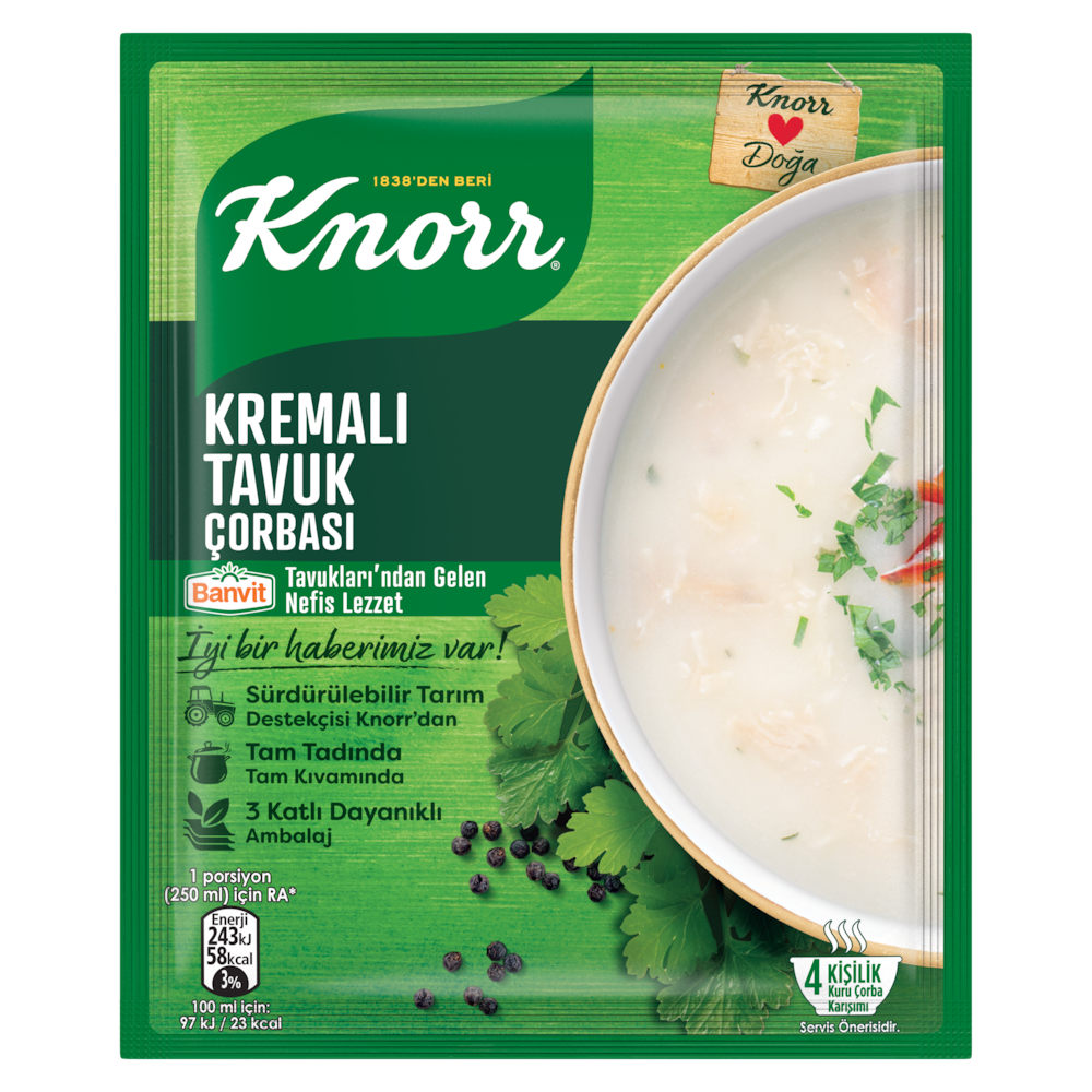 KNOR ÇORBA KREMALI TAVUK 65 GR