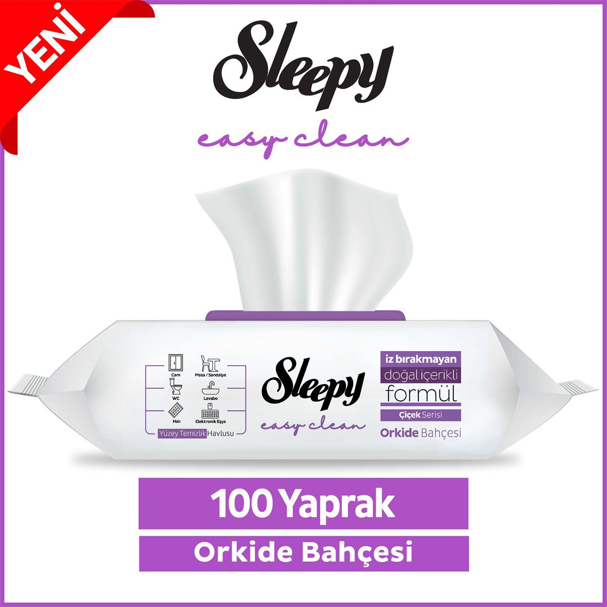 SLEEPY YÜZEY TEMİZLİK ORKİDE BAHÇESİ 100 YAPRAK