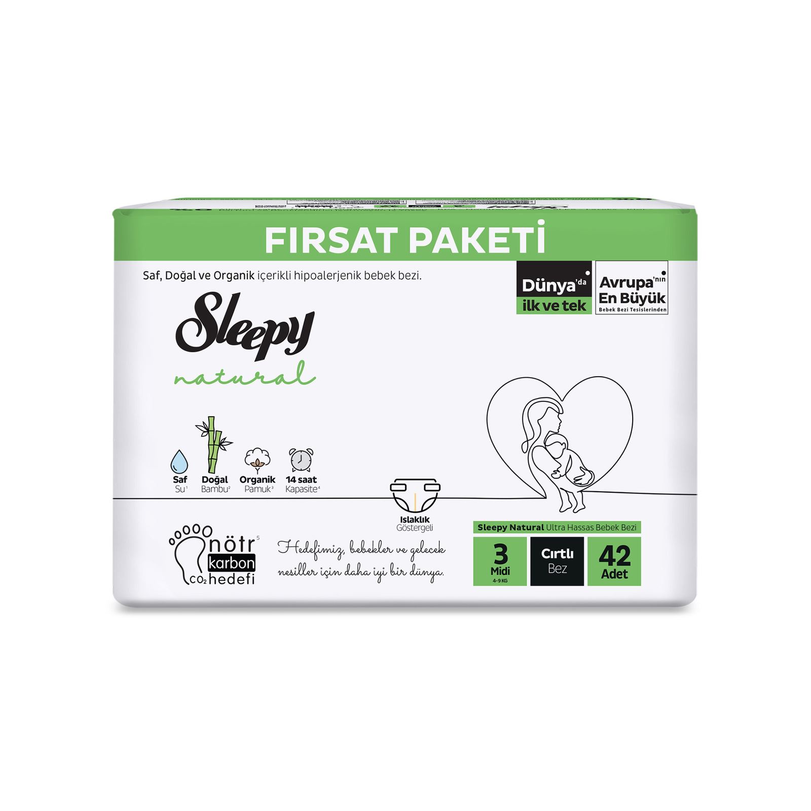 SLEPY FIRSAT PAKET NATURAL 2'Lİ MİDİ NO:3