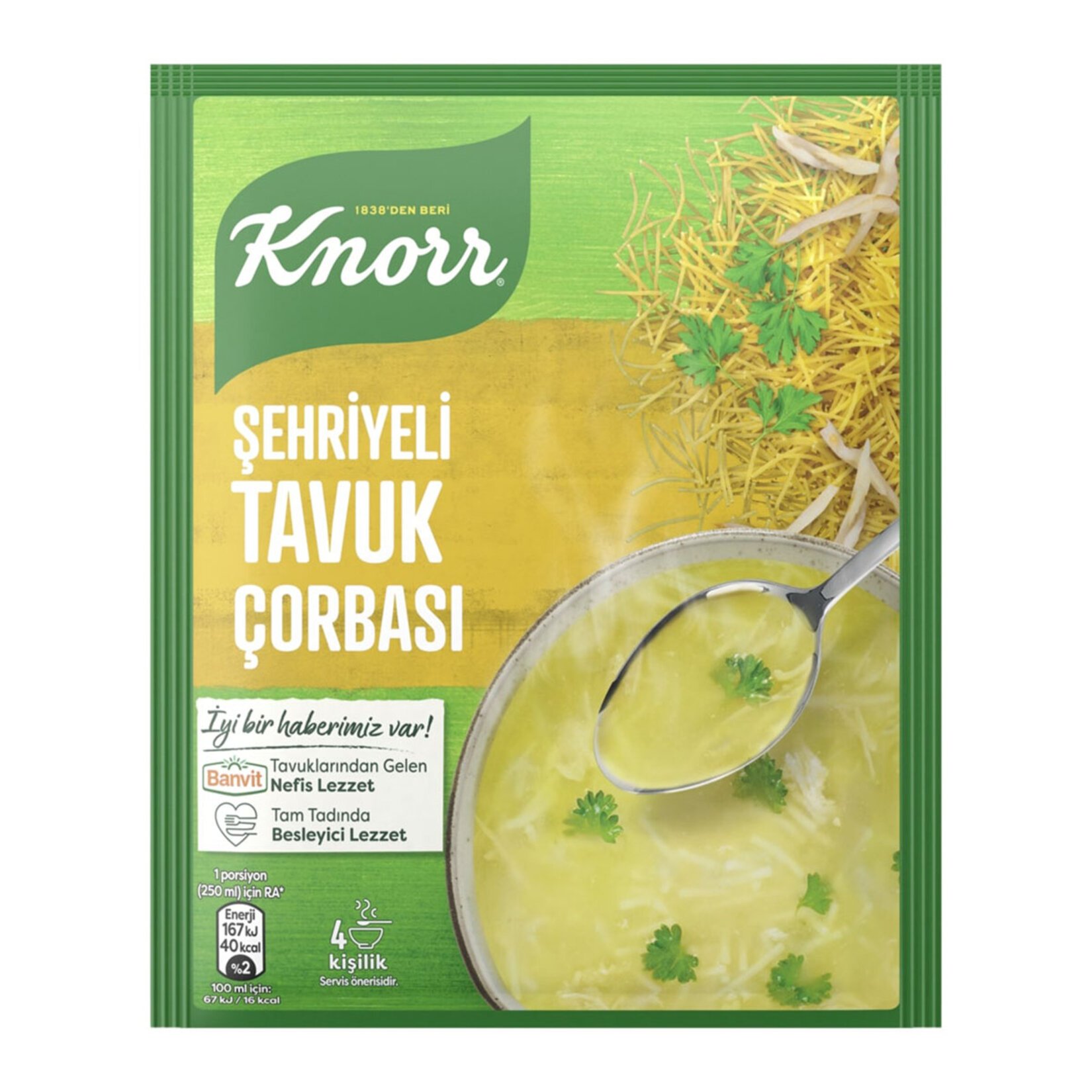 KNOR ÇORBA ŞEHRİYELİ TAVUK (12 ADET)