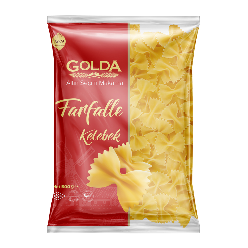 GOLDA KELEBEK MAKARNA 500 GR