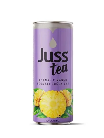 JUSS TEA MANGO-ANANAS KORUYUCUSUZ TENEKE 250 ML