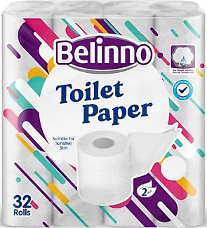 BELİNNO TUVALET KAĞIDI 2 KATLI 32'Lİ