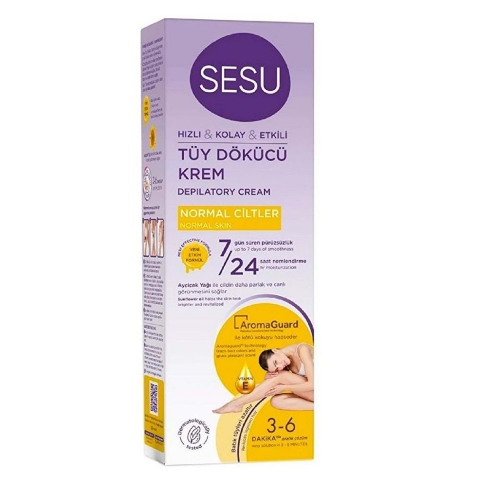 SESU TÜY DÖKÜCÜ KREM 100 ML NORMAL CİLT AYÇİÇEK