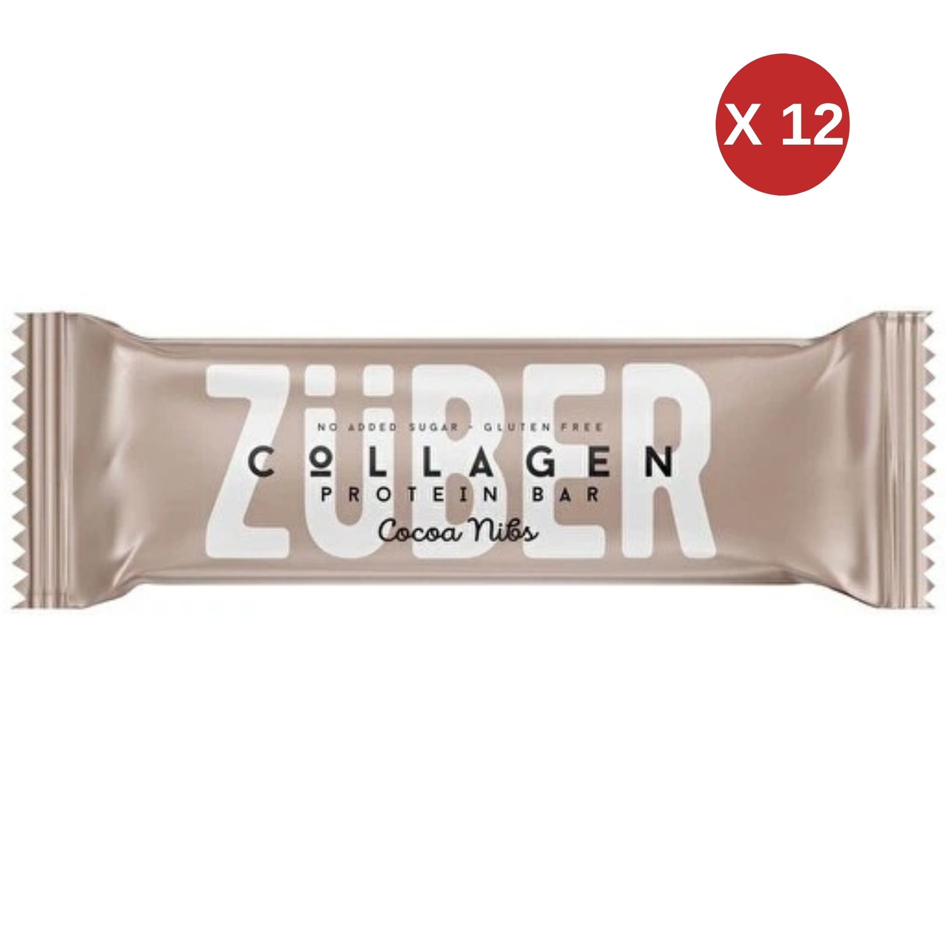  ZÜBER Kakao Çekird.Kolajen Protein Bar 35gr 12 ADET