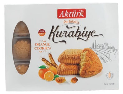 AKTÜRK KURABİYE PORTAKALLI TATLI 400 GR