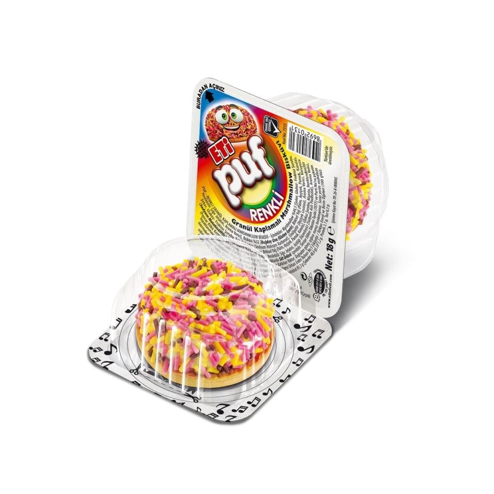 ETİ 18 GR. PUF RENKLİ