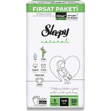 SLEEPY NATURAL GROSS NWBORN 1 NO