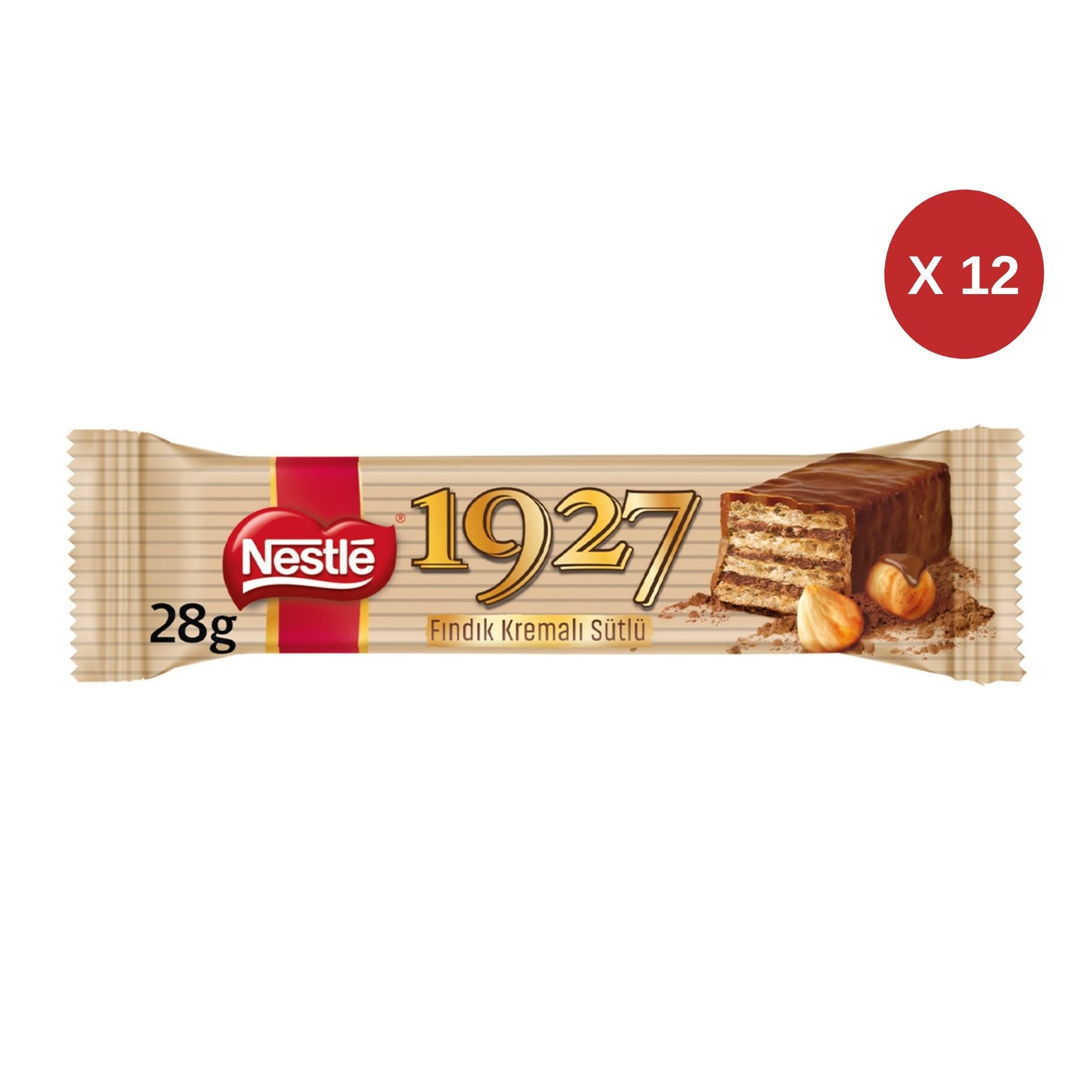 NESTLE 1927 SÜTLÜ GOFRET 1628g) N1 TR (12 ADET)