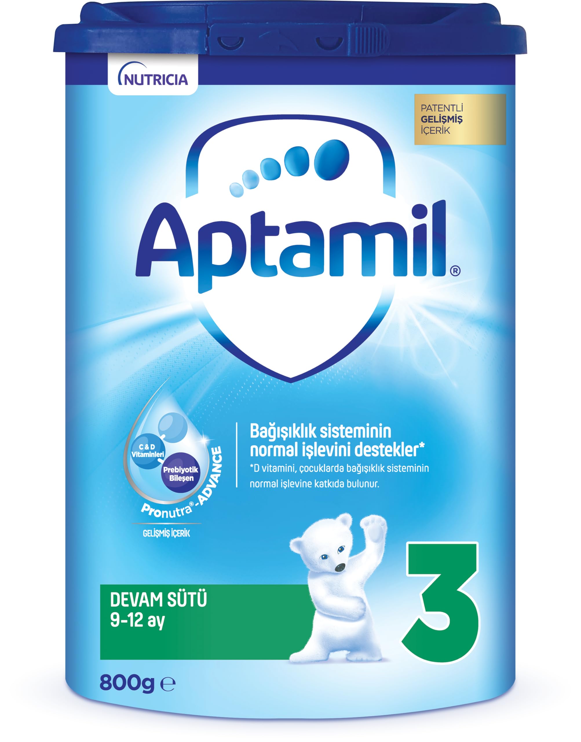 MİLUPA APTAMİL3 800 GR TENEKE