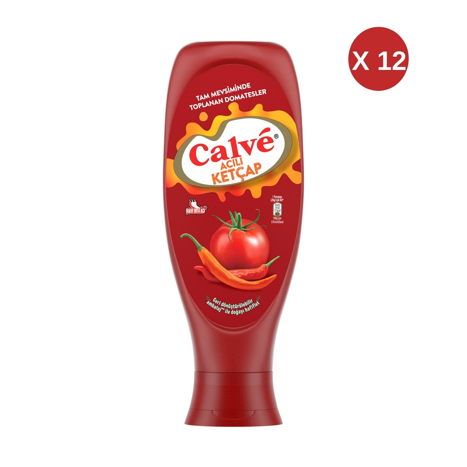 CALVE KETÇAP 610 GR ACI (12 ADET)