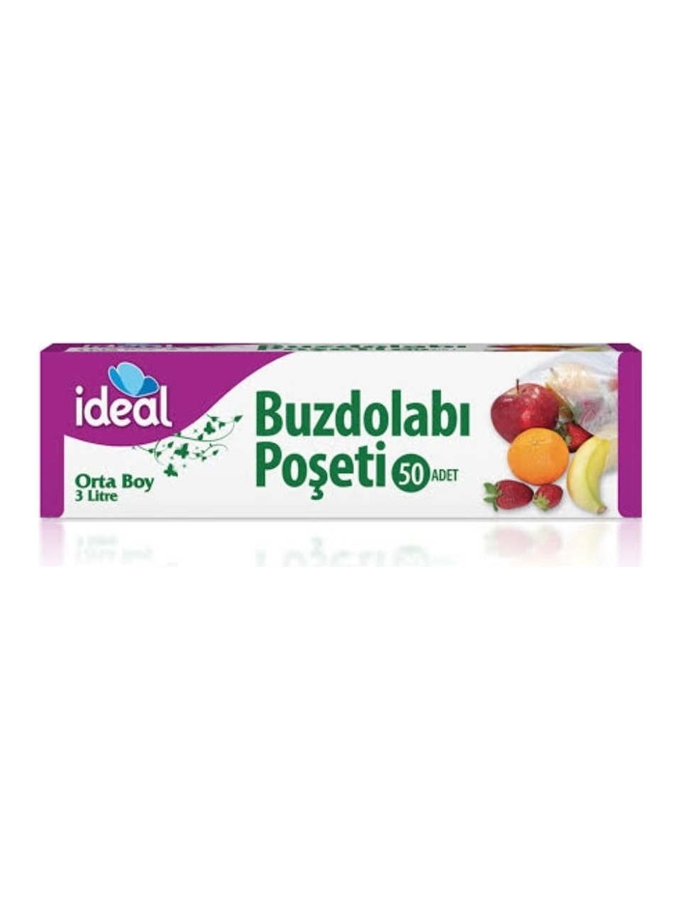 İDEAL BUZDOLABI POŞETİ ORTA BOY 24*33 50 ADET
