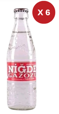 NİĞDE GAZOZU 250 ML CAM 6 ADET