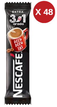 Nescafe 3'ü 1 Arada Extra 16.5g (48 ADET)