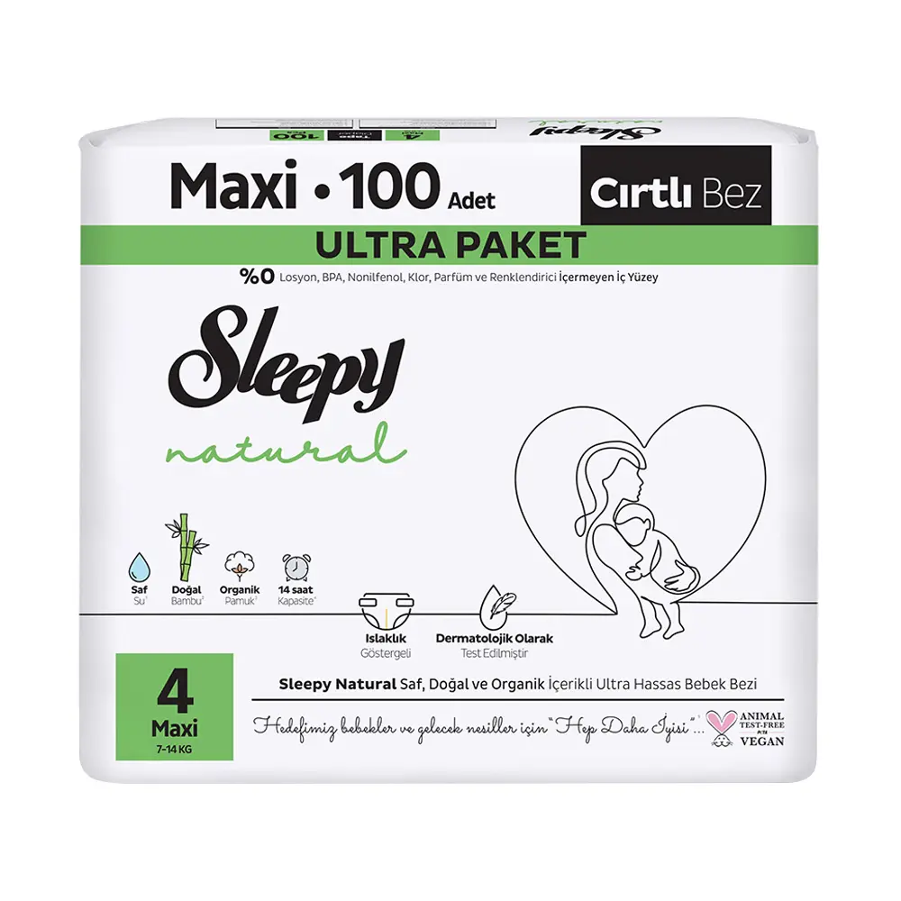 SLEEPY NATURAL ULTRA MAXİ 100'LÜ