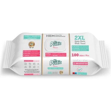 MR PRATİC PREMİUM 2XL 100'LÜ YÜZEY HAVLUSU