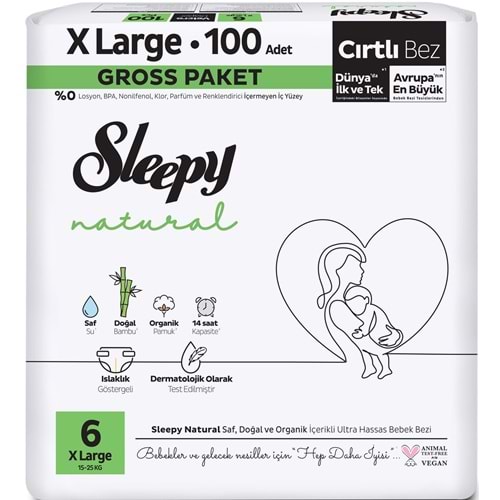 SLEEPY NATURAL GROSS XL 6 NO