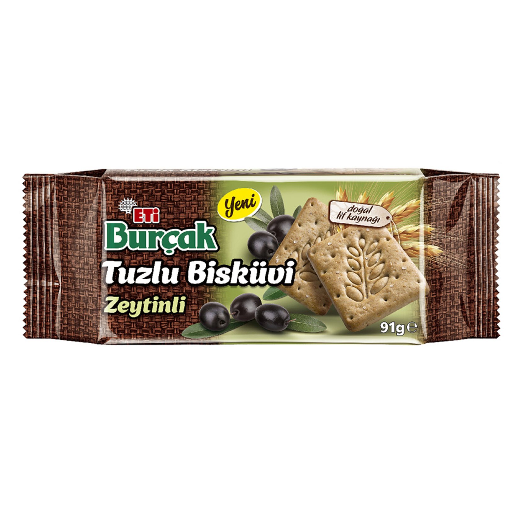 ETİ BURÇAK TUZLU ZEYTİNLİ 91 GR