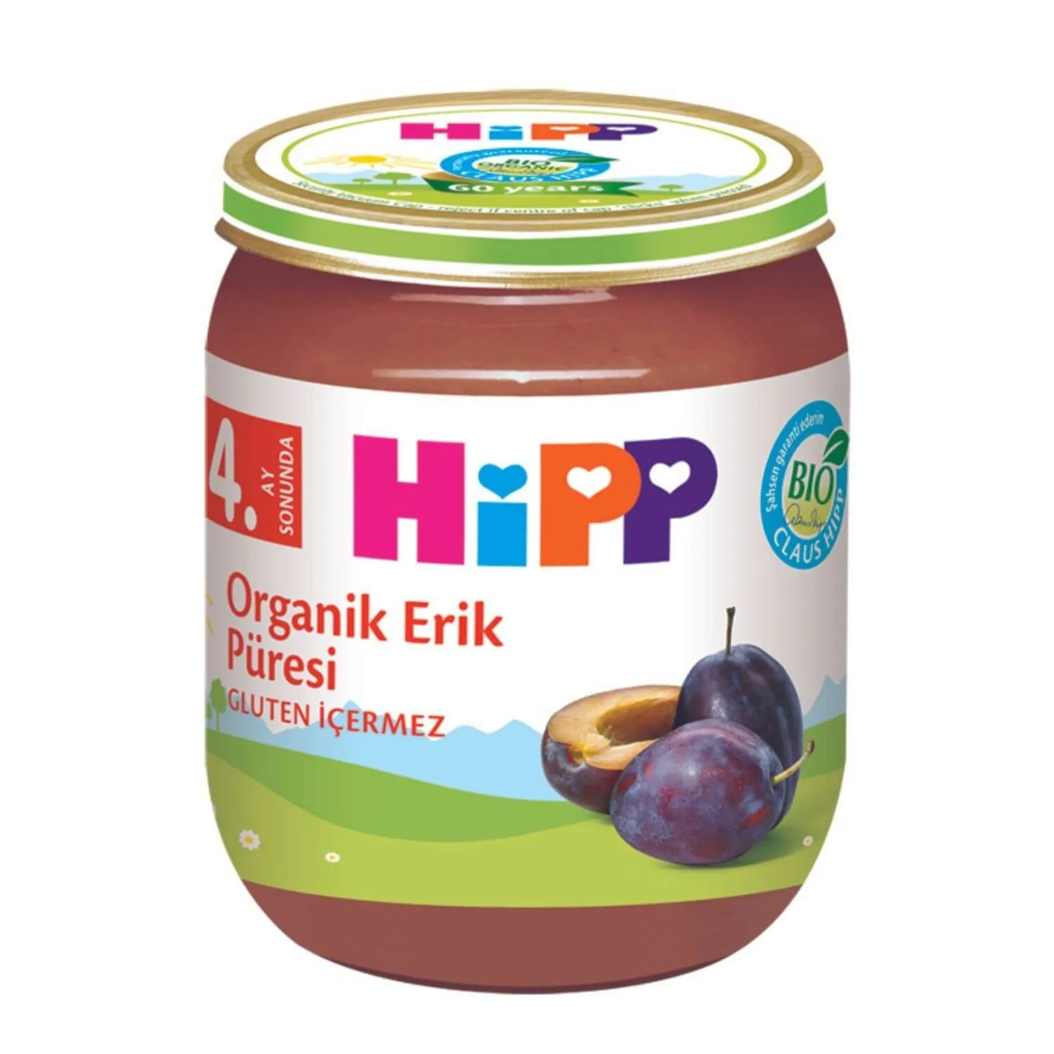 HİPP ORGANİK ERİK PÜRESİ 125 GR