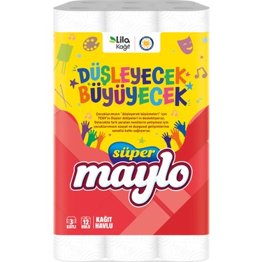 MAYLO SÜPER TEGV KAĞIT HAVLU 12'Lİ