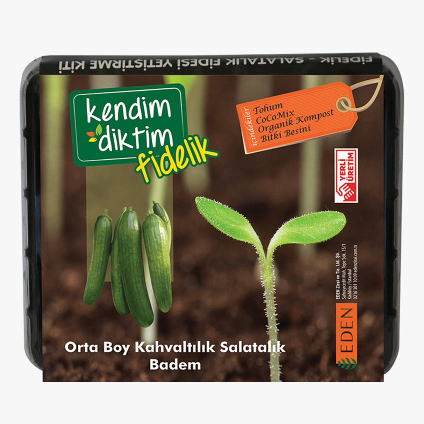 KENDİM DİKTİM SALATALIK YETİŞTİRME SETİ