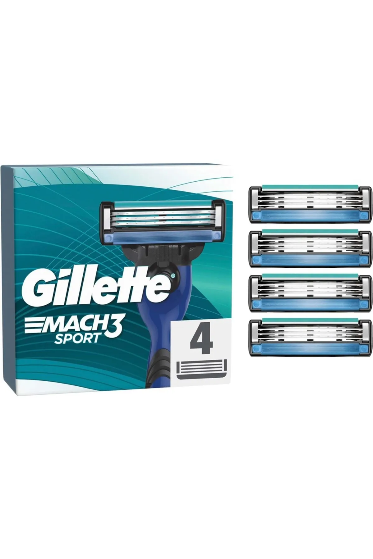 GİLLETTE MACH 3 SPORT  4 LU  YEDEK