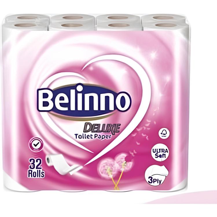 BELİNNO DELUX 3 KATLI TUVALET KAĞIDI 32'Lİ    