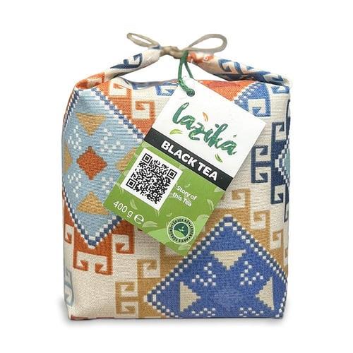 LAZİKA BEZ AMBALAJ SİYAH ÇAY 400 G