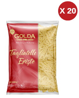 GOLDA ERİŞTE  MAKARNA (20 ADET)