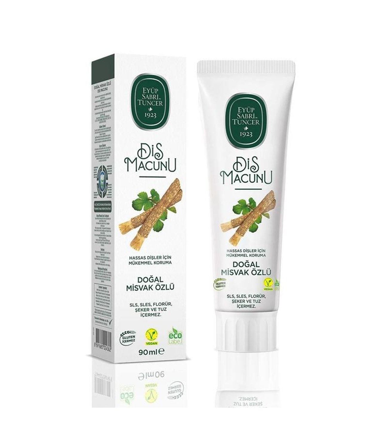 EST DOĞAL 90 GR MİSVAK ÖZLÜ DİŞ MACUNU 