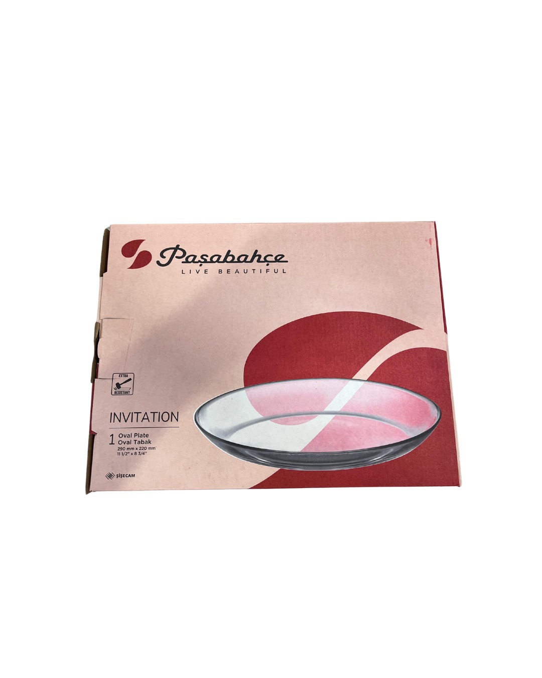 PASABAHÇE İNVATİON 10359  TEKLİ KAYIK TABAK