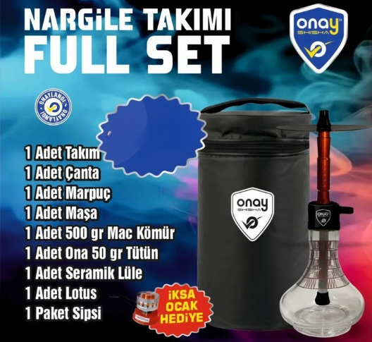 ONAY SIHSHA NARGİLE TAKIMI SETİ